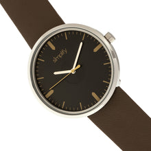 Load image into Gallery viewer, Simplify The 4500 Leather-Band Watch - Silver/Umber - SIM4502
