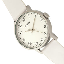 Load image into Gallery viewer, Simplify The 4200 Leather-Band Watch - White - SIM4201
