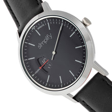 Load image into Gallery viewer, Simplify The 6500 Leather-Band Watch - Black - SIM6502
