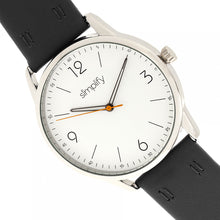 Load image into Gallery viewer, Simplify The 6300 Leather-Band Watch - Black/White - SIM6301
