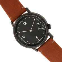 Load image into Gallery viewer, Simplify The 5500 Leather-Band Watch - Black/Brown - SIM5505
