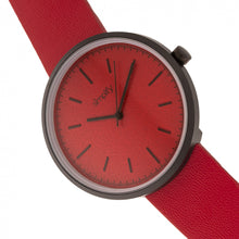 Load image into Gallery viewer, Simplify The 3000 Leather-Band Watch - Red - SIM3002
