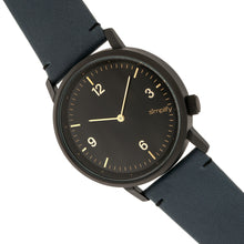 Load image into Gallery viewer, Simplify The 5500 Leather-Band Watch - Black/Slate - SIM5504
