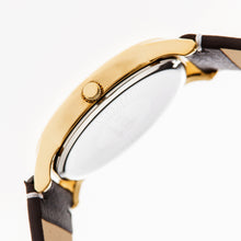 Load image into Gallery viewer, Simplify The 2800 Leather-Band Watch - Gold/Dark Brown - SIM2805
