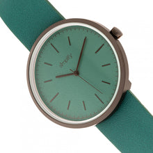 Load image into Gallery viewer, Simplify The 3000 Leather-Band Watch - Green - SIM3004

