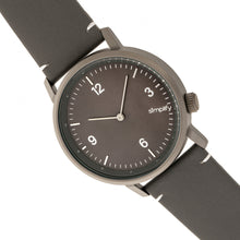 Load image into Gallery viewer, Simplify The 5500 Leather-Band Watch - Gunmetal/Charcoal - SIM5506
