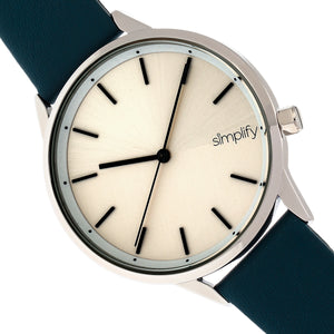 Simplify The 6700 Series Strap Watch - Teal/Silver - SIM6702