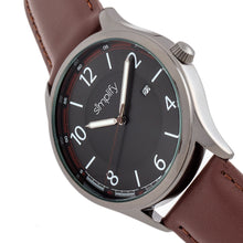 Load image into Gallery viewer, Simplify The 6900 Leather-Band Watch w/ Date - Brown - SIM6905

