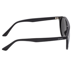 Simplify Finley Polarized Sunglasses - Black/Silver  - SSU122-SL