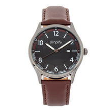 Load image into Gallery viewer, Simplify The 6900 Leather-Band Watch w/ Date - Brown - SIM6905
