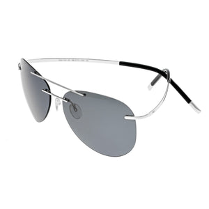 Simplify Sullivan Polarized Sunglasses - Silver/Black - SSU113-SL