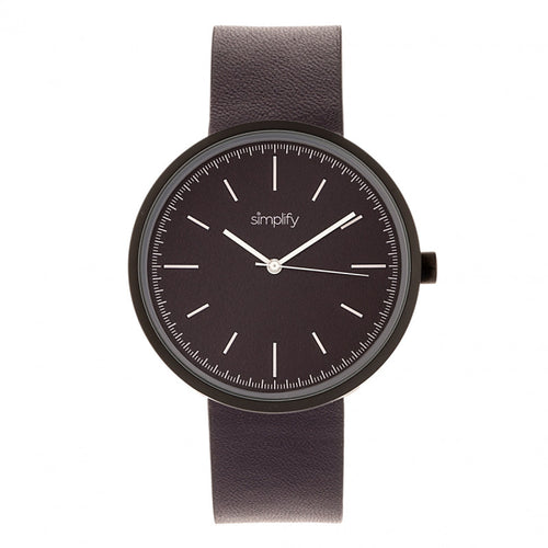 Simplify The 3000 Leather-Band Watch - SIM3006