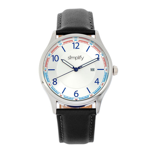Simplify The 6900 Leather-Band Watch w/ Date - SIM6901