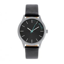 Load image into Gallery viewer, Simplify The 2400 Leather-Band Unisex Watch - Silver/Black - SIM2402
