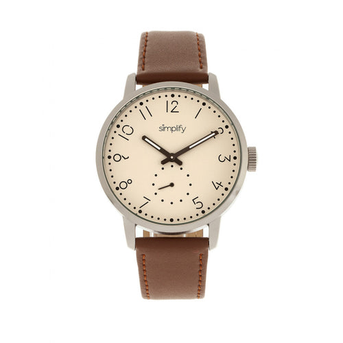 Simplify The 3400 Leather-Band Watch - SIM3403