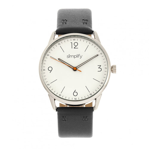 Simplify The 6300 Leather-Band Watch - SIM6301