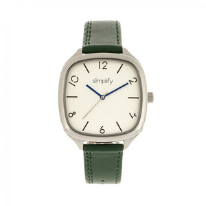 Simplify The 3500 Leather-Band Watch