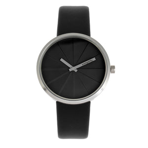 Simplify The 4000 Leather-Band Watch