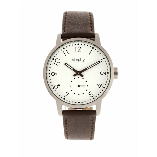 Simplify The 3400 Leather-Band Watch - SIM3401