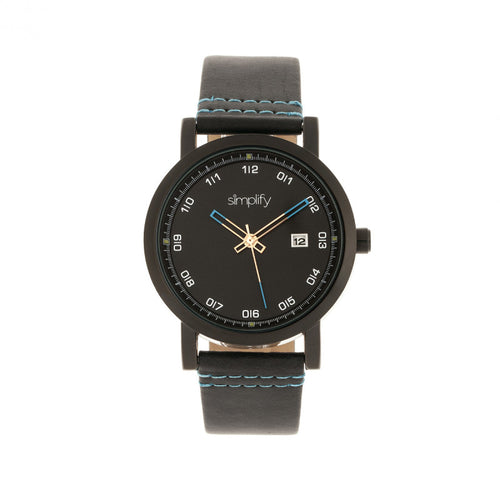 Simplify The 5300 Leather-Band Watch w/Date - SIM5306