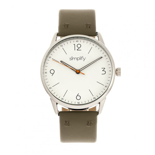 Simplify The 6300 Leather-Band Watch - SIM6302