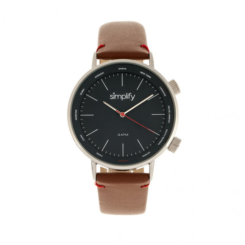 Simplify The 3300 Leather-Band Watch - SIM3303
