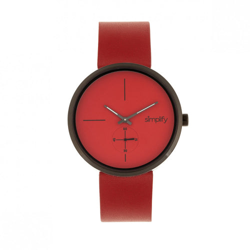 Simplify The 4400 Leather-Band Watch - SIM4406
