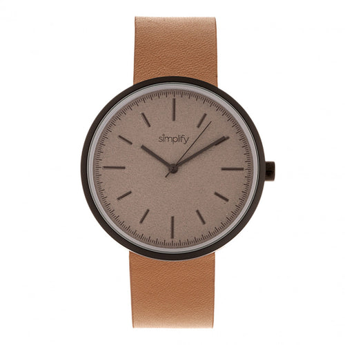 Simplify The 3000 Leather-Band Watch - SIM3007