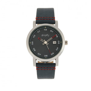 Simplify The 5300 Strap Watch - Silver/Blue - SIM5303