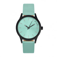 Load image into Gallery viewer, Simplify The 2400 Leather-Band Unisex Watch - Black/Seafoam - SIM2407
