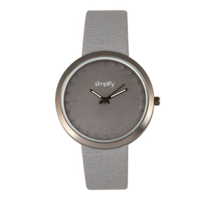 Simplify The 6000 Strap Watch - Gunmetal/Grey - SIM6004