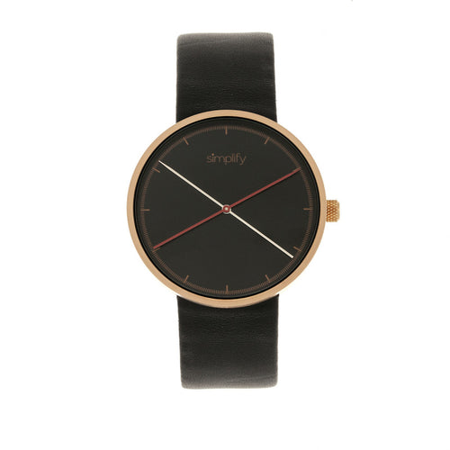 Simplify The 4100 Leather-Band Watch - SIM4106