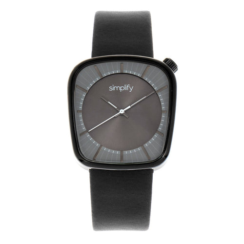 Simplify The 6800 Leather-Band Watch - SIM6804