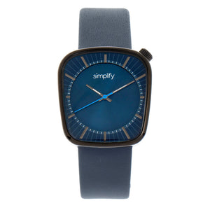 Simplify The 6800 Leather-Band Watch