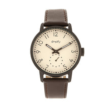 Load image into Gallery viewer, Simplify The 3400 Leather-Band Watch - Gunmetal/Dark Brown - SIM3405

