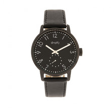 Load image into Gallery viewer, Simplify The 3400 Leather-Band Watch - Black - SIM3406
