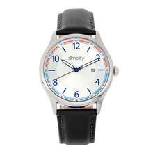 Load image into Gallery viewer, Simplify The 6900 Leather-Band Watch w/ Date - White - SIM6901
