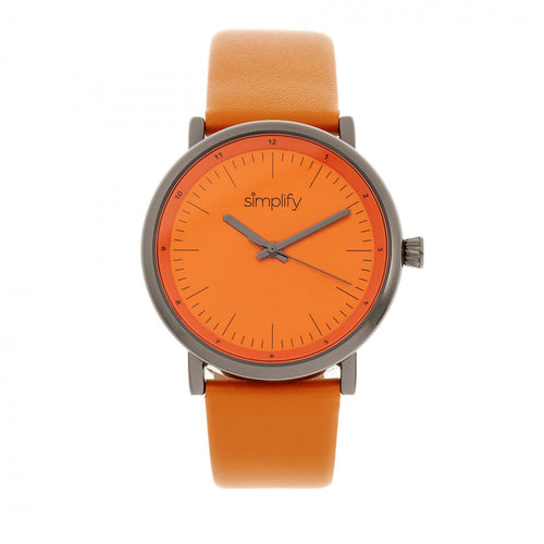 Simplify The 6200 Leather-Strap Watch - SIM6206