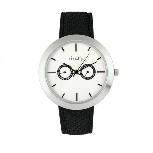 Simplify The 6100 Canvas-Overlaid Strap Watch w/ Day/Date - SIM6102
