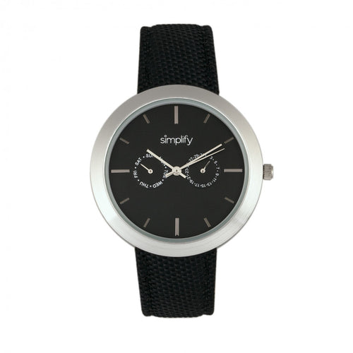 Simplify The 6100 Canvas-Overlaid Strap Watch w/ Day/Date - SIM6101