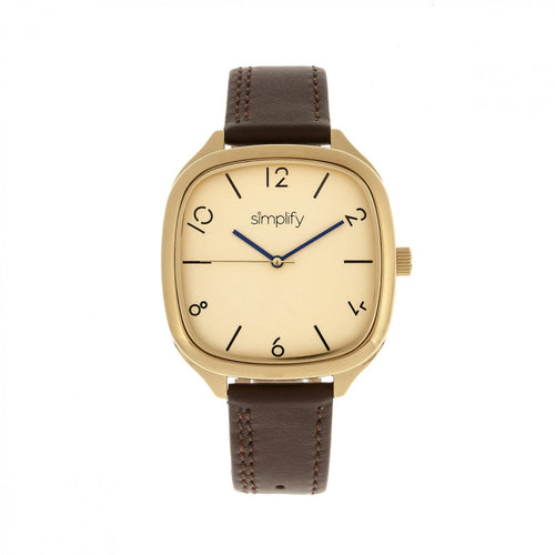 Simplify The 3500 Leather-Band Watch - SIM3508