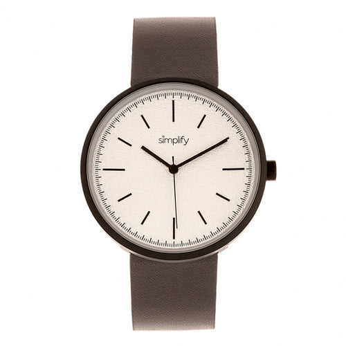 Simplify The 3000 Leather-Band Watch - SIM3008
