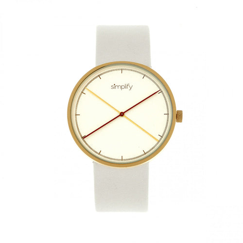Simplify The 4100 Leather-Band Watch - SIM4104