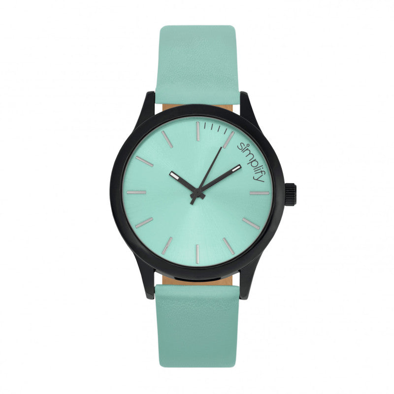 Simplify The 2400 Leather-Band Unisex Watch