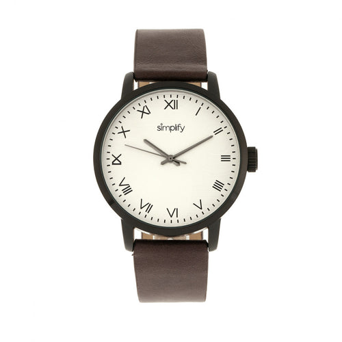 Simplify The 4200 Leather-Band Watch - SIM4206