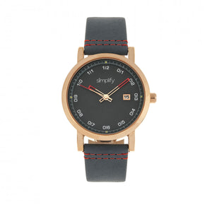 Simplify The 5300 Strap Watch - Rose Gold/Blue - SIM5305