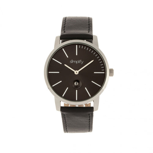 Simplify The 4700 Leather-Band Watch w/Date - SIM4702