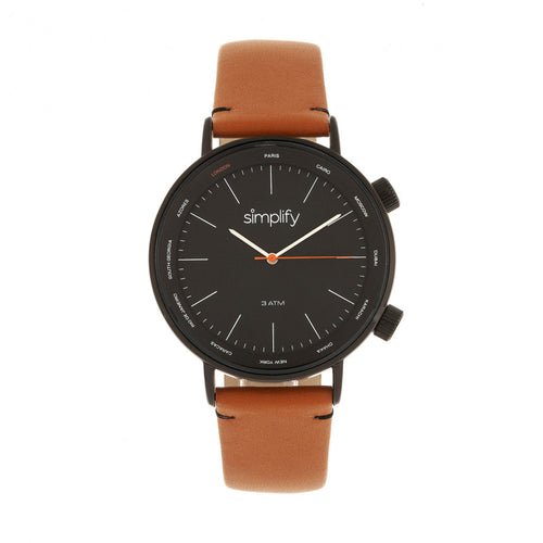 Simplify The 3300 Leather-Band Watch - SIM3307