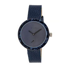 Load image into Gallery viewer, Simplify The 3700 Leather-Band Watch - Navy - SIM3705
