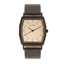Load image into Gallery viewer, Simplify The 5400 Leather-Band Watch - Bronze/Dark Brown  - SIM5405
